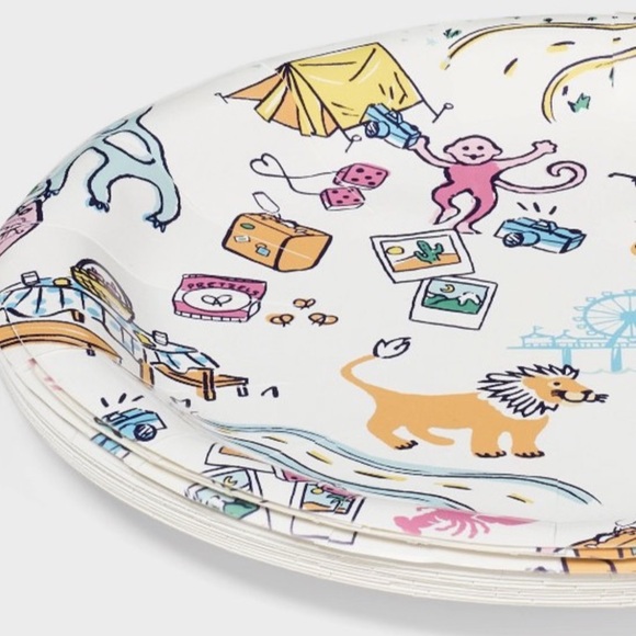 Roller rabbit x target Lot: plates,cups & mystery boxes bundle - Picture 3 of 13